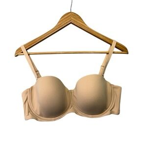 Skims Womens Bra 38C Nude Clay Stapless Fits Everybody Ba-BAN-9055